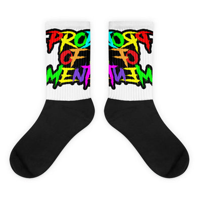 PRODUCT OF MENTALITY Socks