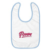 POMM Embroidered Baby Bib