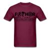 Fathor T-Shirt - burgundy