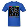 DOPE BLACK DAD T-Shirt - royal blue