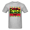 Dope Black Dad T-Shirt - heather gray