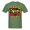 Dope Black Dad T-Shirt - military green