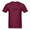 NO LUCK T-Shirt - burgundy