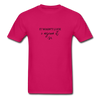 NO LUCK T-Shirt - fuchsia