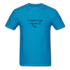 NO LUCK T-Shirt - turquoise