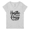 WOMENS HUSTLE HARD v-neck t-shirt